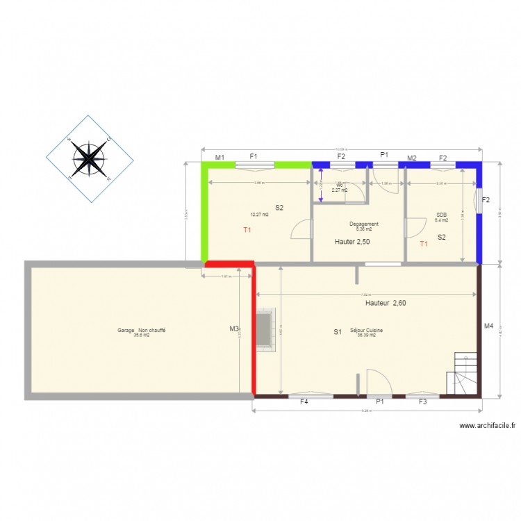 Dragonne RDC. Plan de 0 pièce et 0 m2