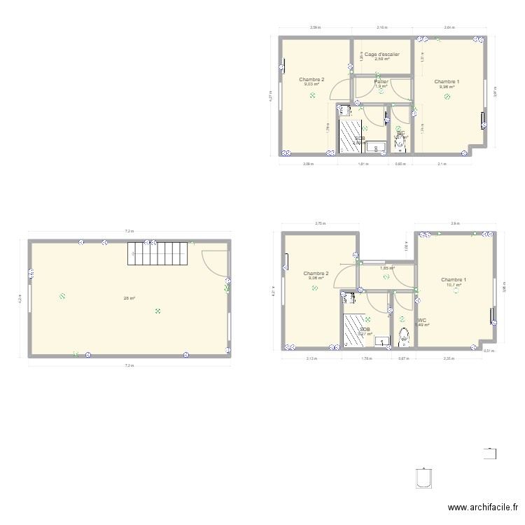 Maison Begles V1. Plan de 0 pièce et 0 m2