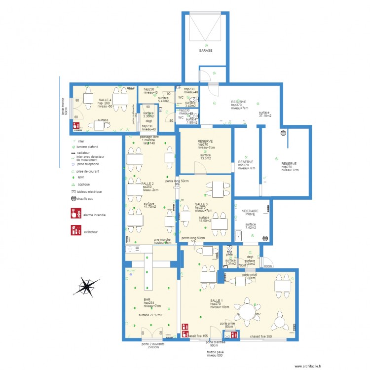 bar le PAM PAM 15 place st amé 59500 douai. Plan de 0 pièce et 0 m2