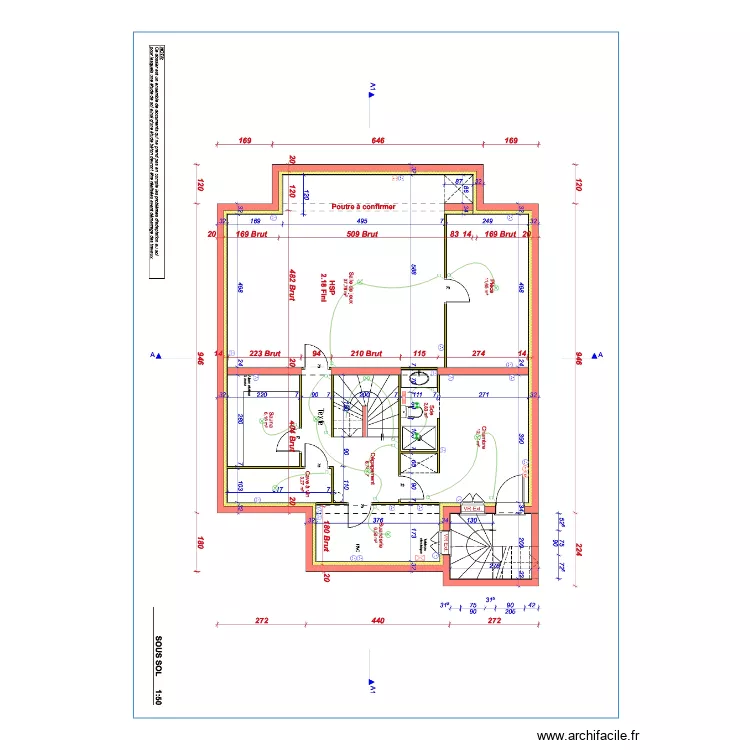 Schmutz sous sol. Plan de Schmutz sous sol. Plan de