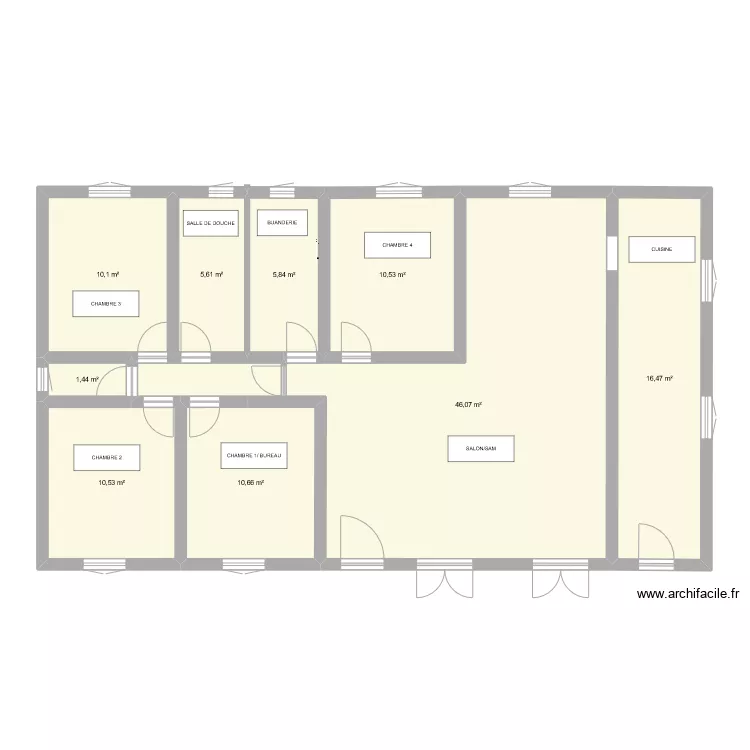 MAISON IZON . Plan de MAISON IZON . Plan de
