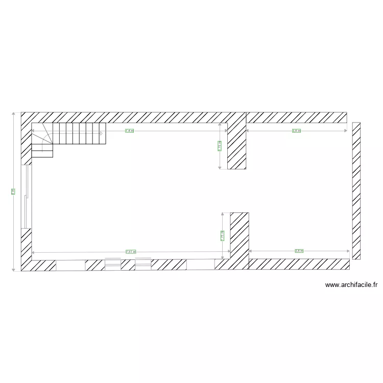 bk  existant. Plan de 