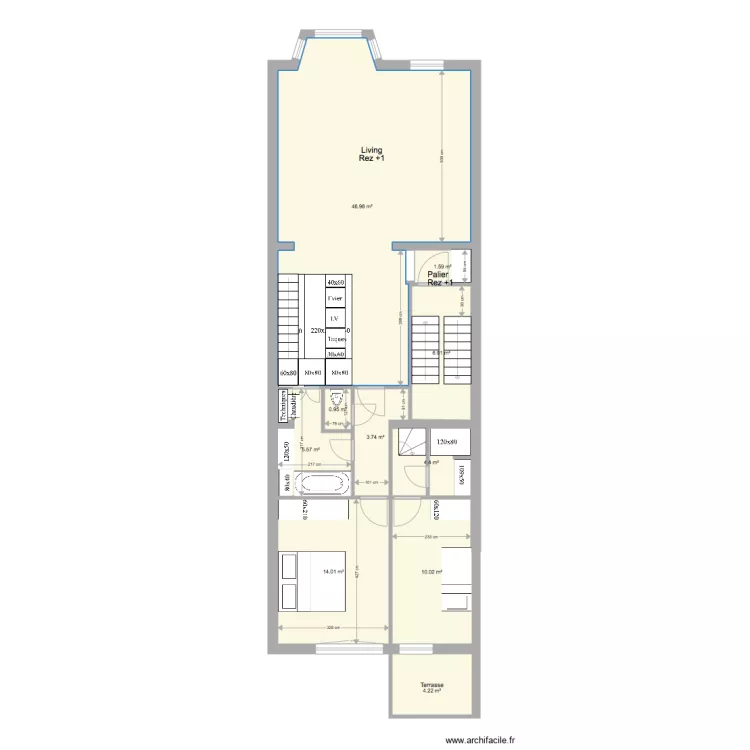 Marie Jos&eacute; Rez1 Def Mesures. Plan de 0 pièce et 0 m2