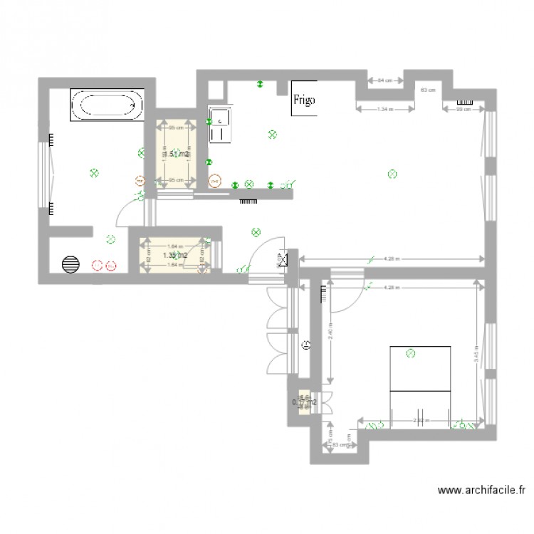 Plan. Plan de 0 pièce et 0 m2