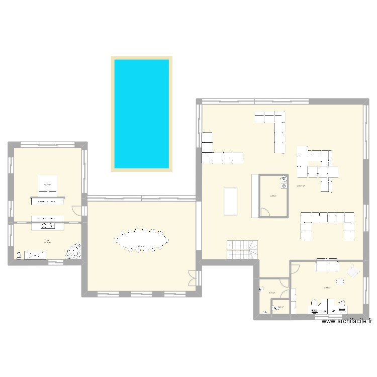 million. Plan de 0 pièce et 0 m2