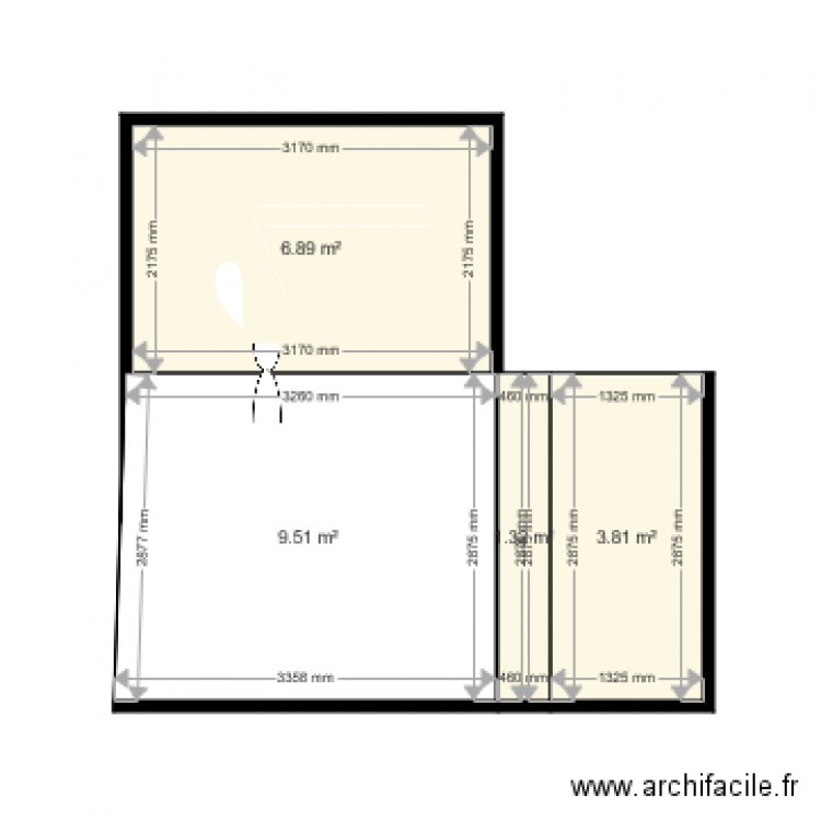 de face . Plan de 0 pièce et 0 m2