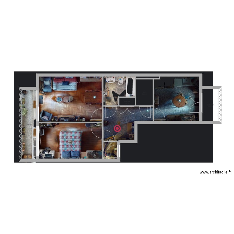 Pichoire Matterport. Plan de 0 pièce et 0 m2