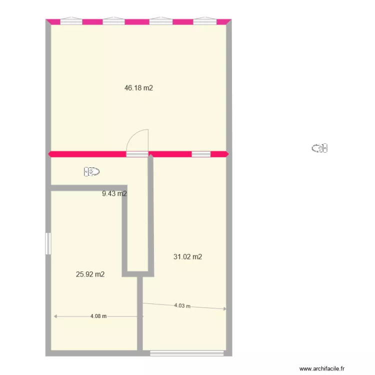 plan 3 appts. Plan de 