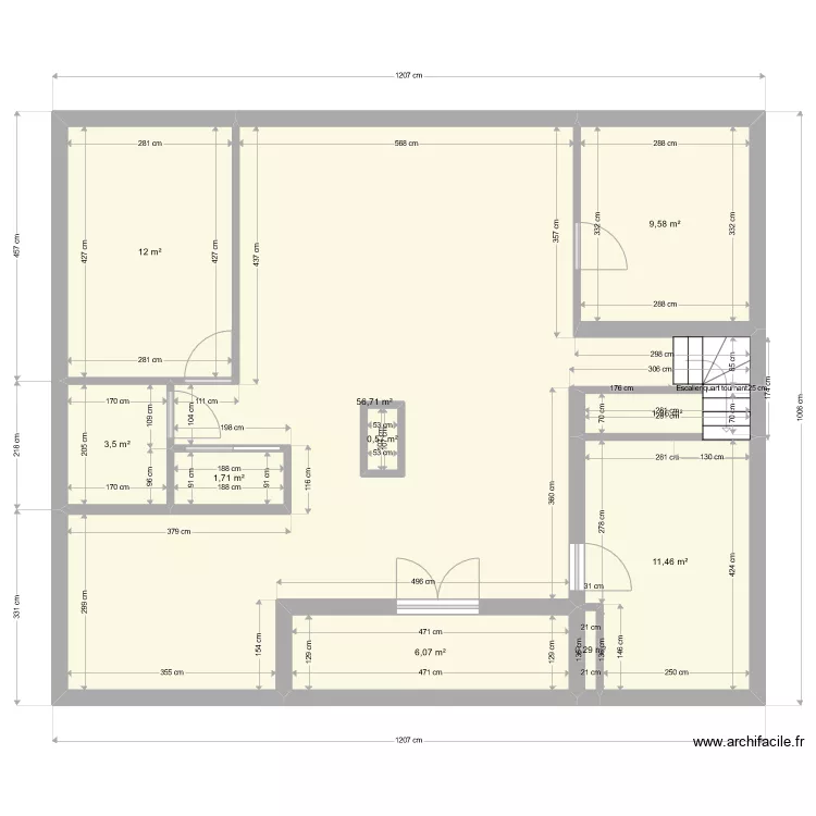 TRAVAUX CUXAC 2. Plan de TRAVAUX CUXAC 2. Plan de