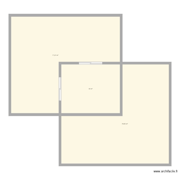 Pookie v2. Plan de 3 pièces et 186 m2