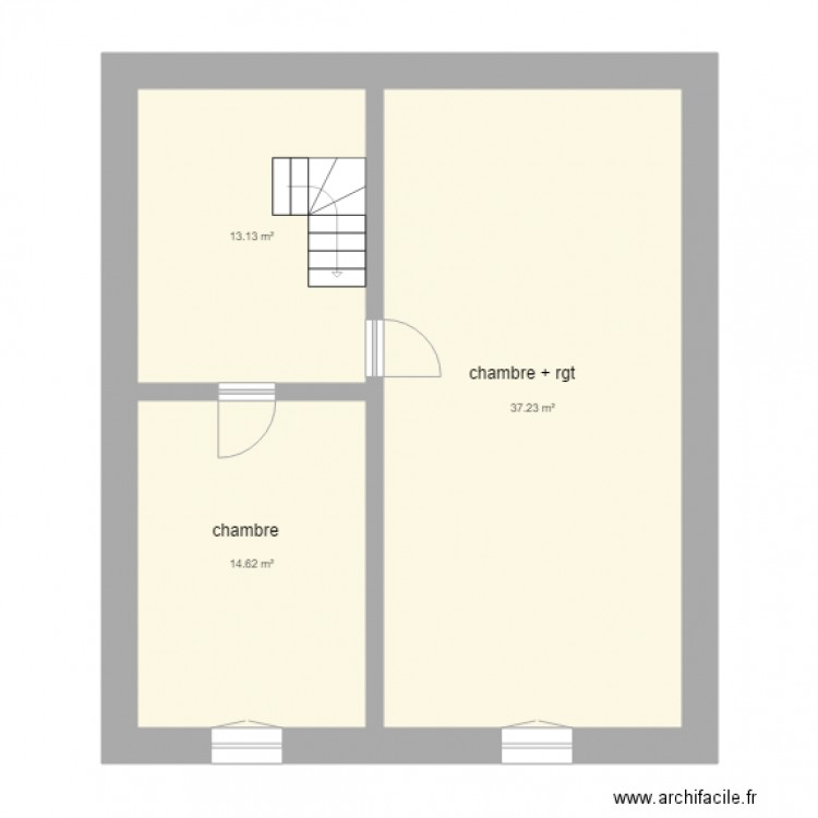 plan garmier étage. Plan de 0 pièce et 0 m2