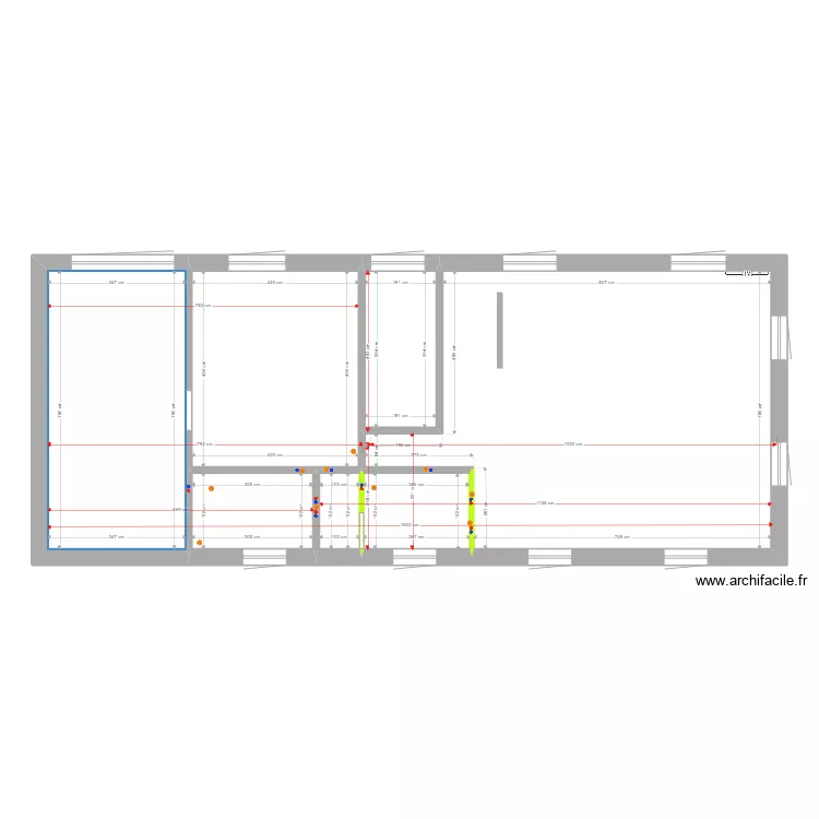 appart location sanitaire. Plan de 