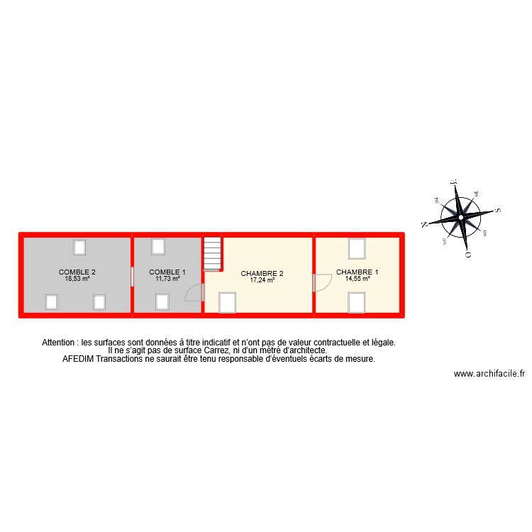 BI 10590 ETAGE . Plan de 0 pièce et 0 m2