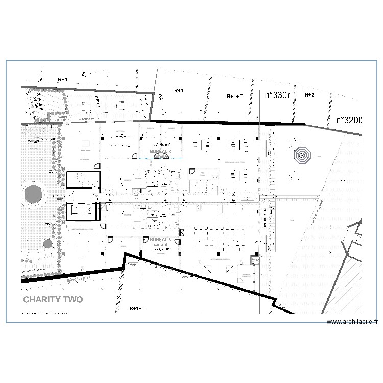 Bureau Vallon. Plan de 0 pièce et 0 m2