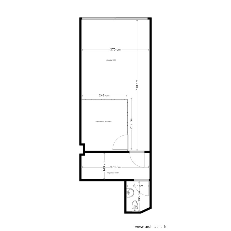 Local Passeig Vilafranca. Plan de 0 pièce et 0 m2