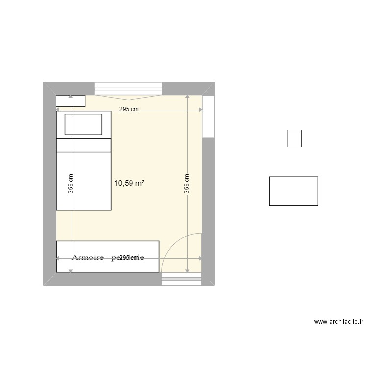 chambre soline. Plan de 0 pièce et 0 m2