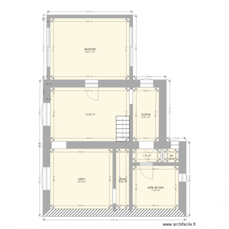 Peyrache. Plan de 0 pièce et 0 m2