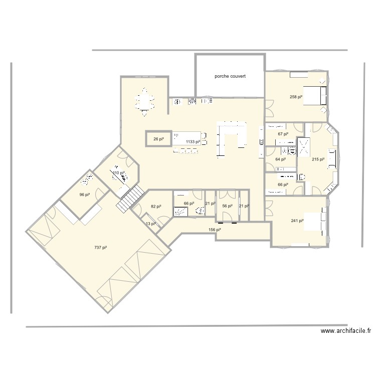 ranch 5. Plan de 0 pièce et 0 m2