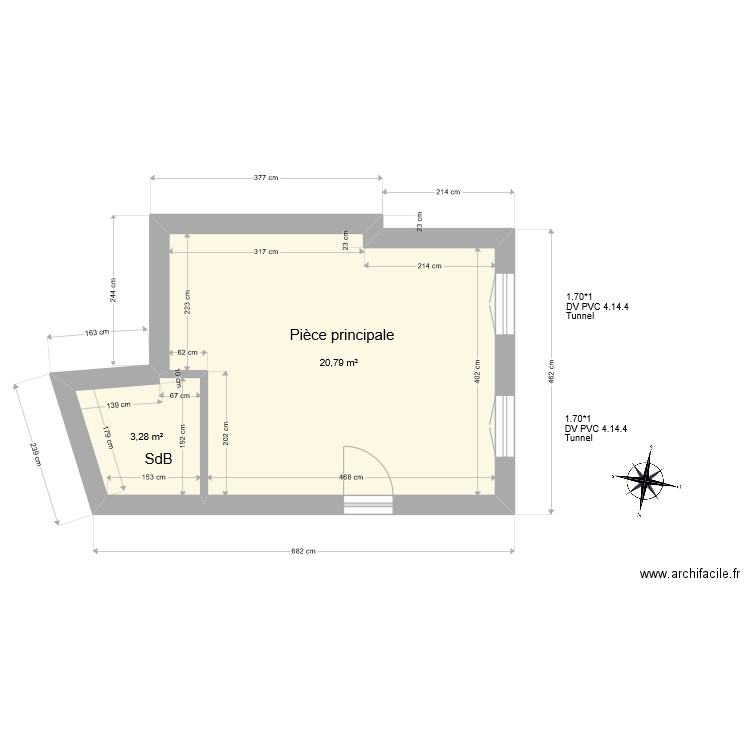 Billebaud. Plan de 0 pièce et 0 m2