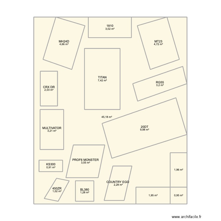 PAYSALIA. Plan de 17 pièces et 133 m2