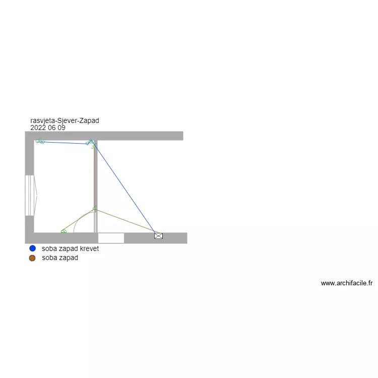 plan-Rasvjeta-Sjever-Zapad. Plan de 