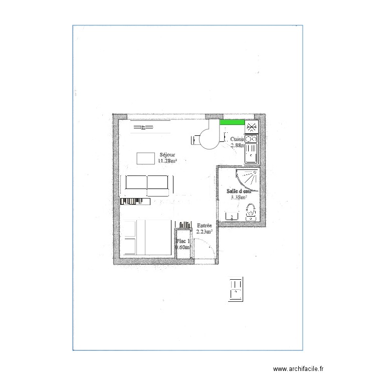 pantin 2. Plan de 0 pièce et 0 m2