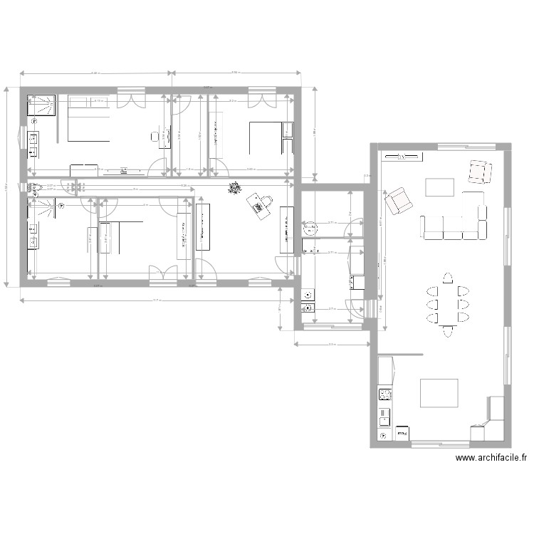 plan maison gareoult troisieme plan. Plan de 0 pièce et 0 m2