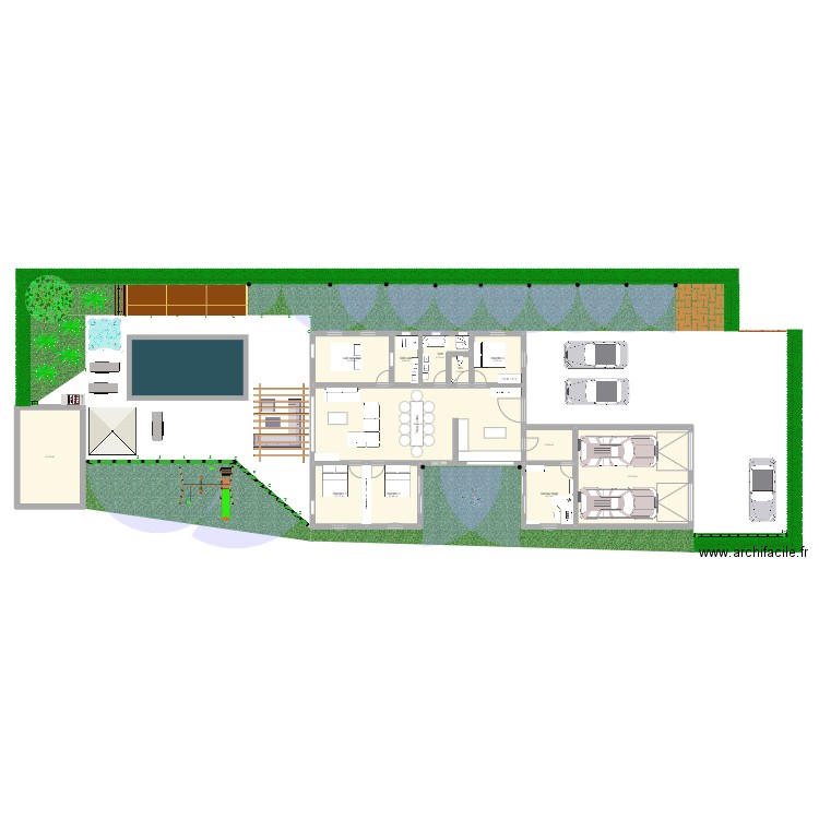 Maison Puy Saint Réparade. Plan de 12 pièces et 202 m2