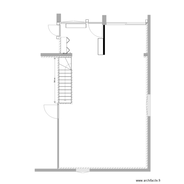 Extension. Plan de 0 pièce et 0 m2