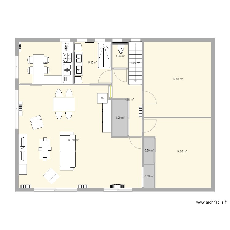 Maison Projet V2. Plan de 0 pièce et 0 m2