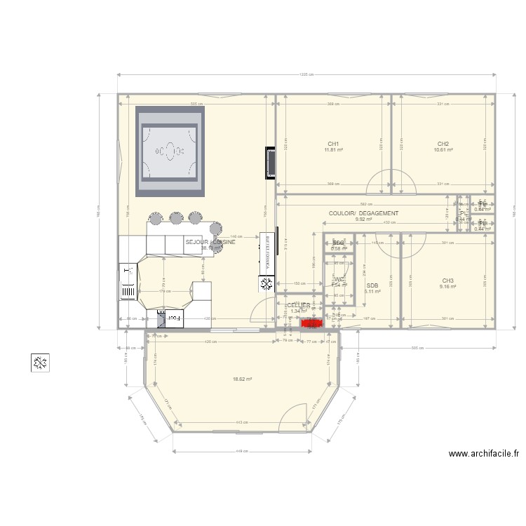 maison après 4. Plan de 0 pièce et 0 m2