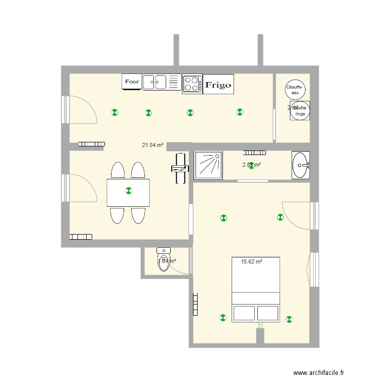 salignac 2. Plan de 0 pièce et 0 m2