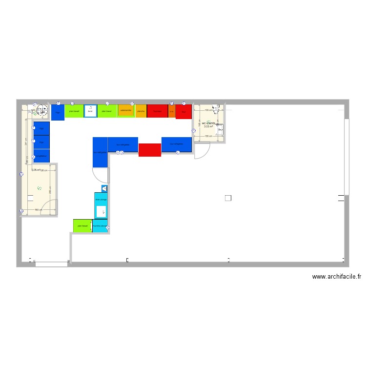 local allondon 3. Plan de 0 pièce et 0 m2