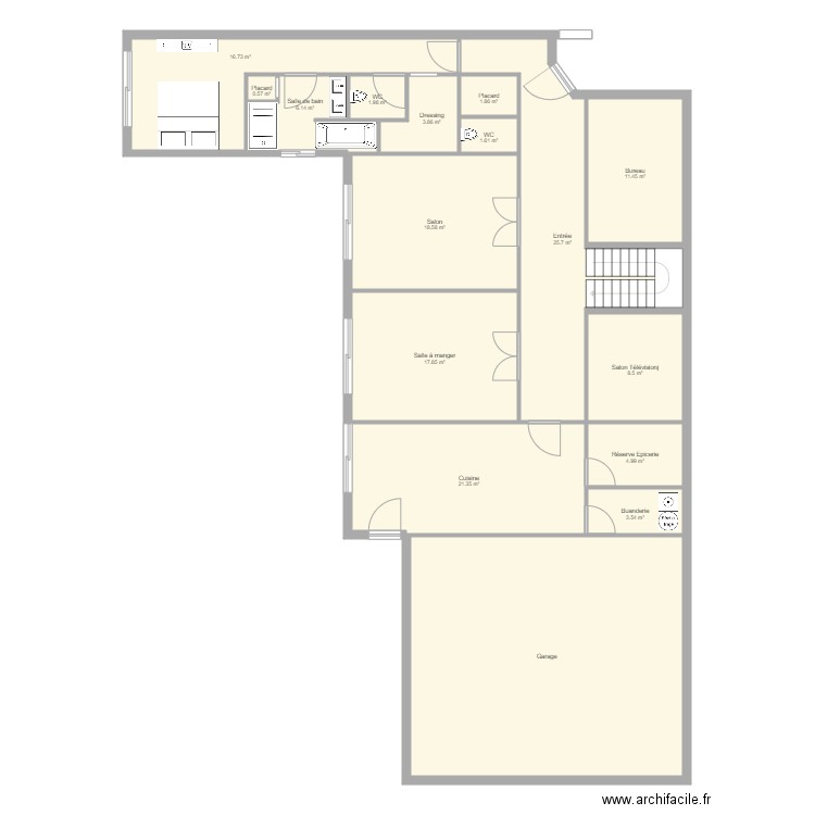 SAINT EVARZEC R. Plan de 0 pièce et 0 m2