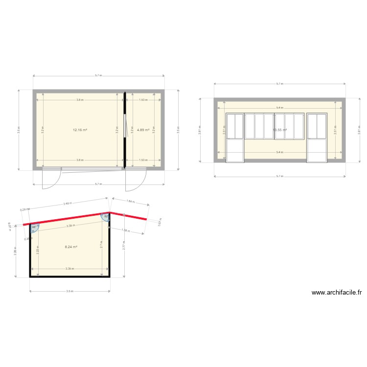 abri. Plan de 0 pièce et 0 m2 abri. Plan de 0 pièce et 0 m2