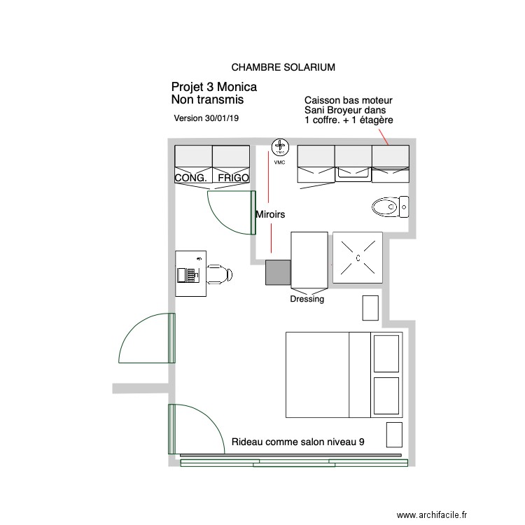 Projet 3 Monica. Plan de 0 pièce et 0 m2