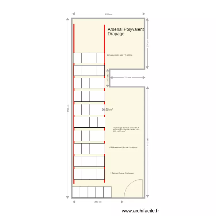 Challes Les Eaux Arsenal Polyvalent. Plan de 