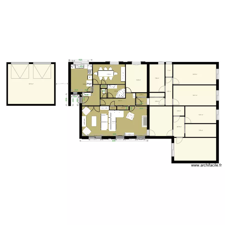 Maison grands parents plein pied 2. Plan de 