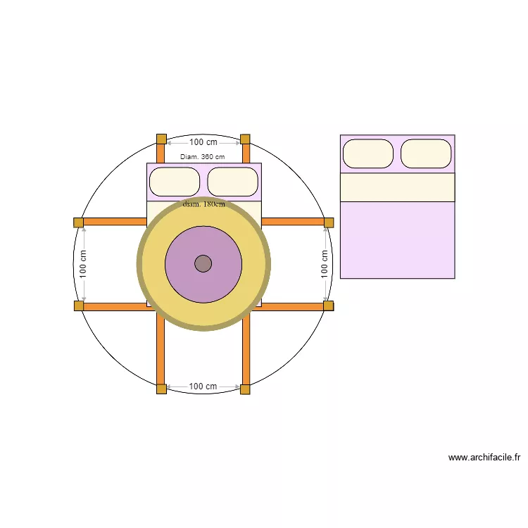 maison sur pilotis 01. Plan de 