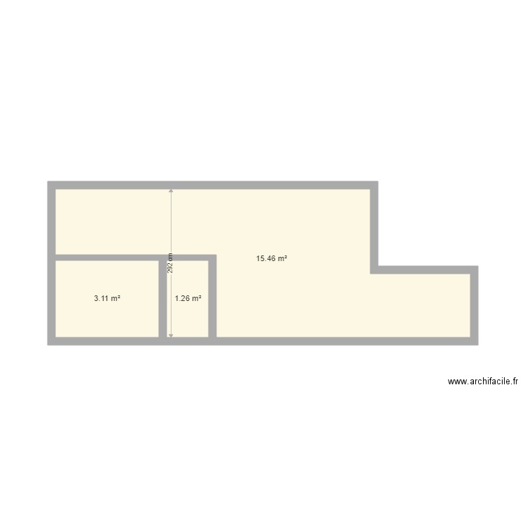 studio ch base. Plan de 0 pièce et 0 m2