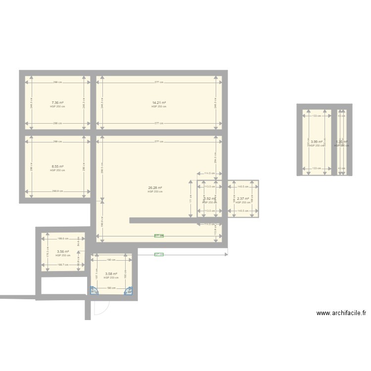 Pic. Plan de 0 pièce et 0 m2