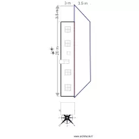 FACADE  Nord Ouest  Pl coupe