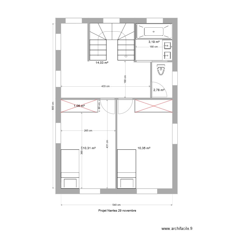 nantes 5. Plan de 0 pièce et 0 m2