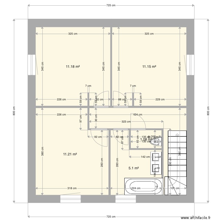 levasseur etage v2. Plan de 0 pièce et 0 m2