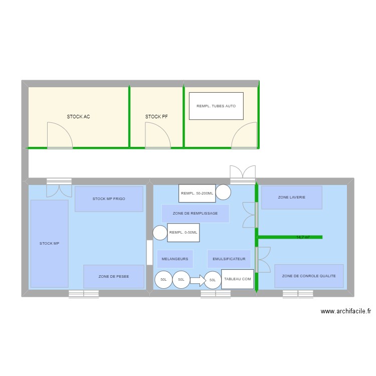 LBA. Plan de 0 pièce et 0 m2