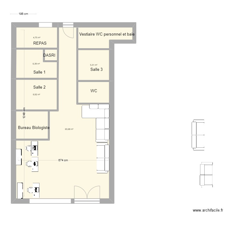 Saint Martin vide 88. Plan de 0 pièce et 0 m2