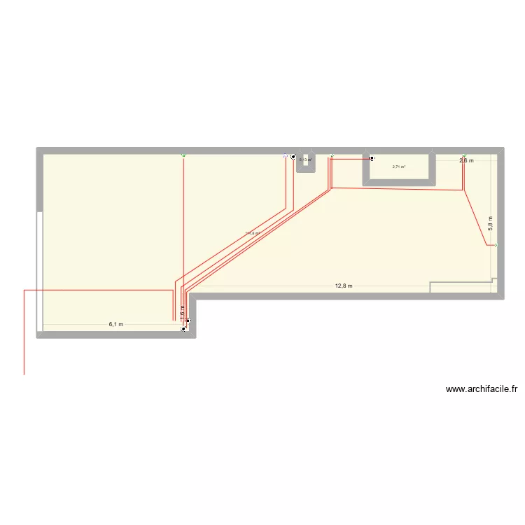 Nonna. Plan de 3  et 118 m²