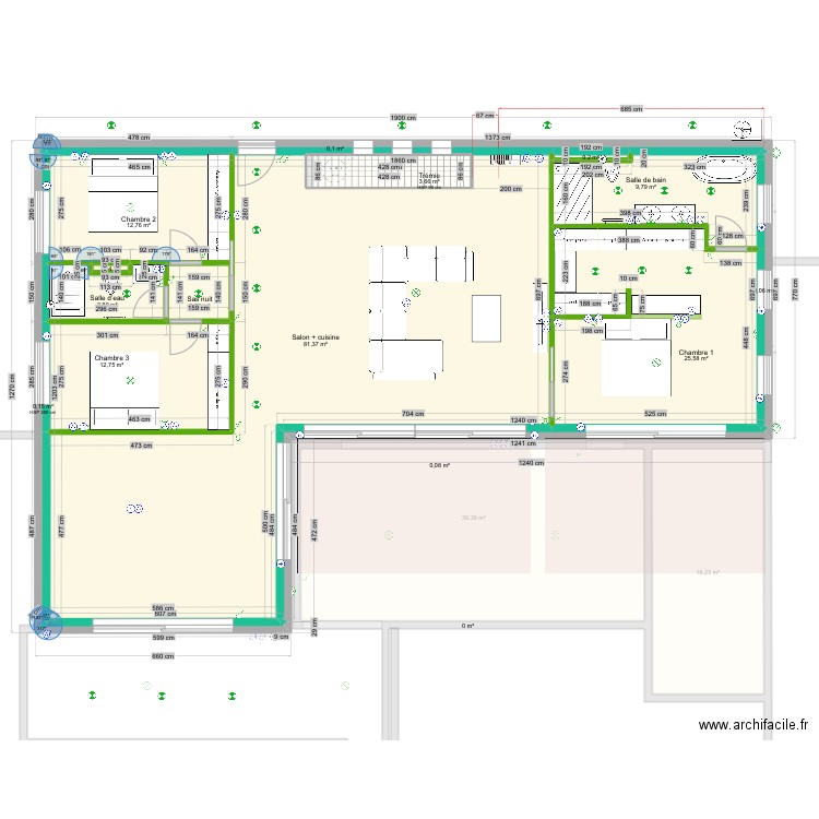 Plan store. Plan de 0 pièce et 0 m2