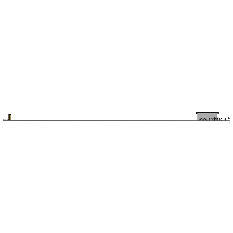 PETIT PLAN DE COUPE A A. Plan de 0 pièce et 0 m2