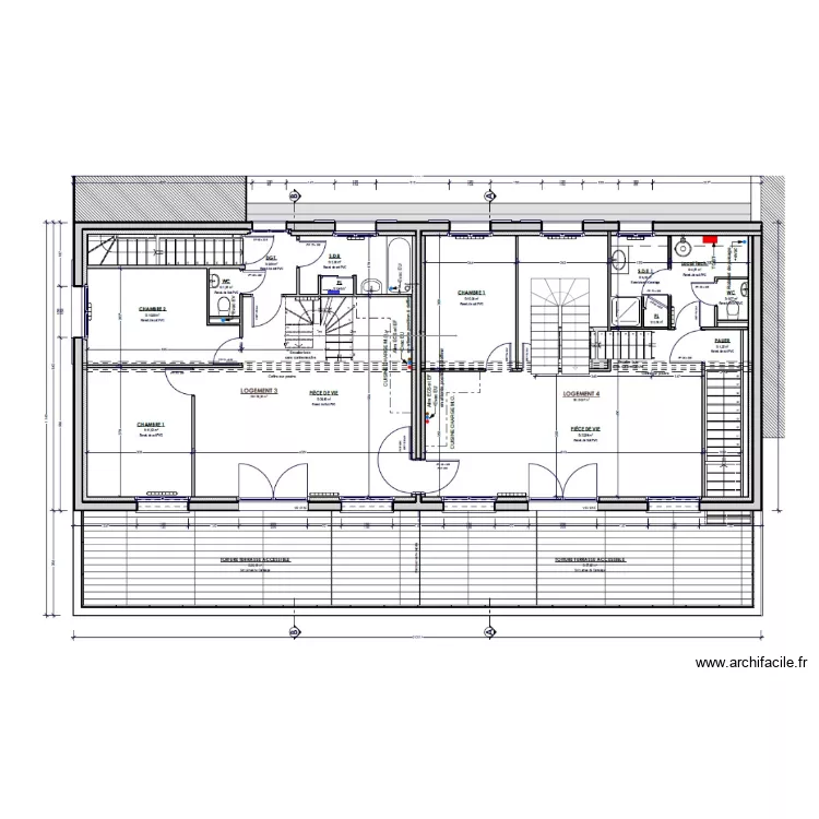 R+1 Cleder V2. Plan de R+1 Cleder V2. Plan de